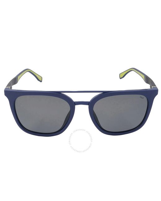 Fila Blue Grey Square Sunglasses