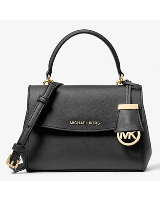 Michael Kors Black Michael Ava Extra-Small Crossbody Bag