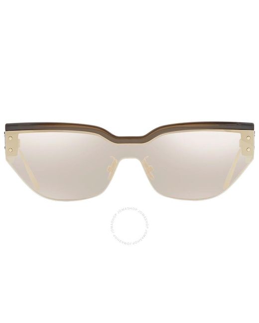 Dior Brown Pale Smoke Shield Sunglasses Club M3u 55a5 99