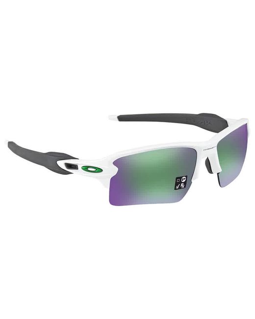 Oakley Green Flak 2.0 Xl Prizm Jade Rectangular Sunglasses Oo9188-918892 for men
