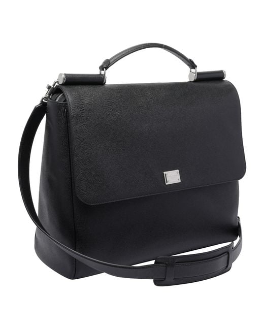 Dolce & Gabbana Black Dolce & Gabbana Sicily Bag for men