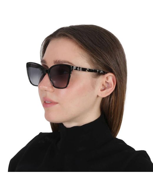 Kate Spade Black Grey Gradient Butterfly Sunglasses Amiyah/g/s 0807/9o 56