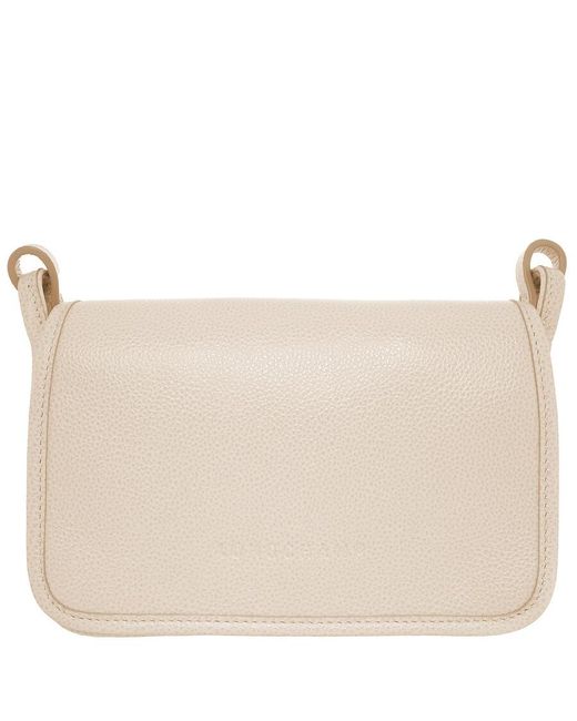 Longchamp Natural Le Foulonne Wallet On Chain