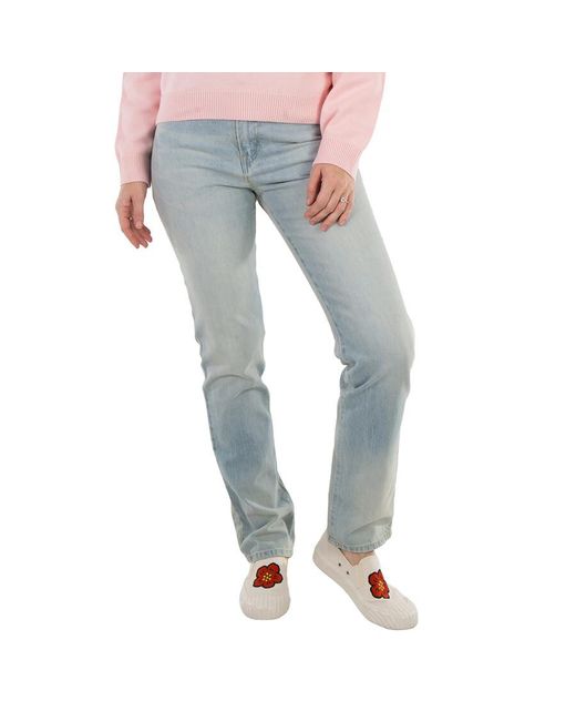 KENZO Pink Medium Stone Denim Jeans, Waist