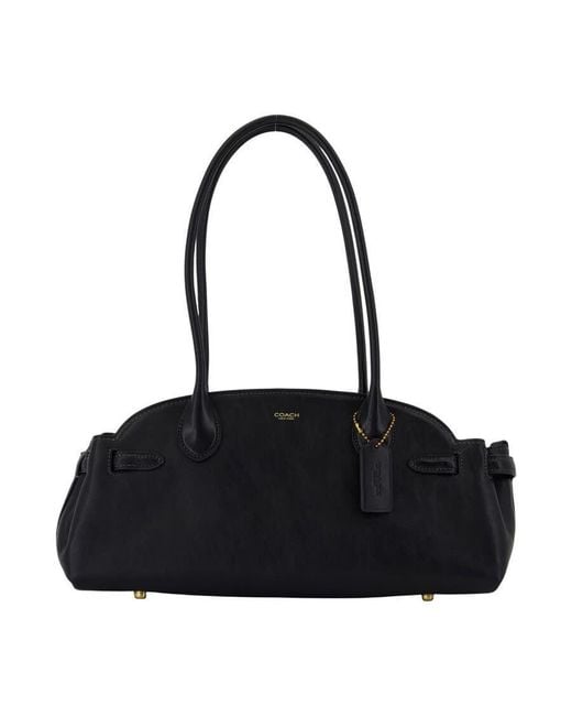 COACH Black Empire Carryall Shoulder Bag