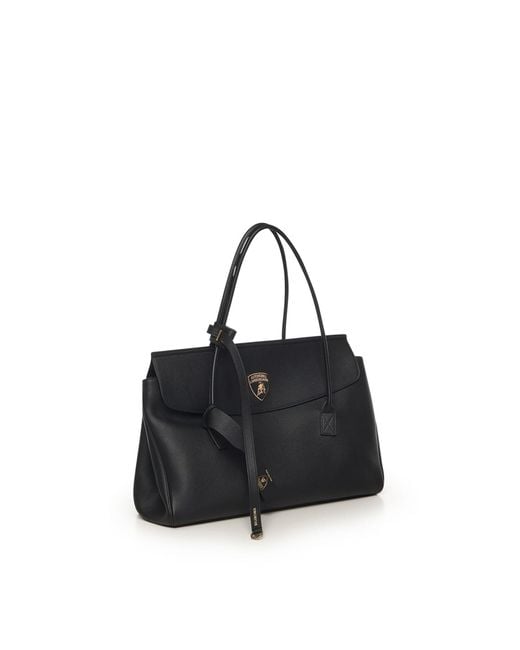 Balenciaga Black X Automobili Lamborghini Carry All Carrie Tote Bag for men