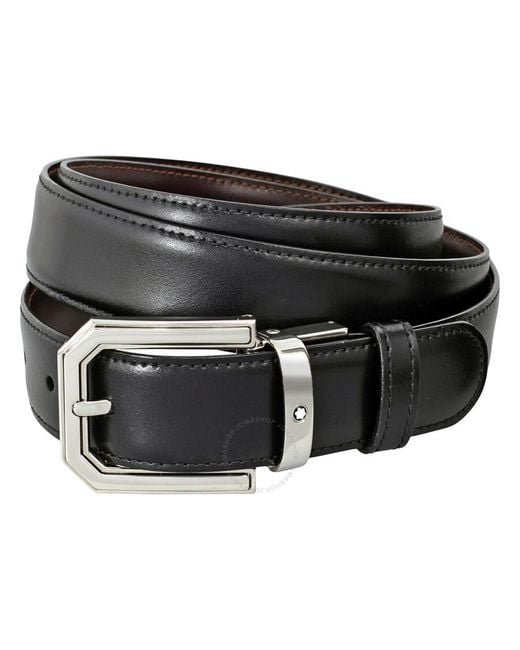 Montblanc Black Classic Line Reversible Cut-To-Size, Brand for men