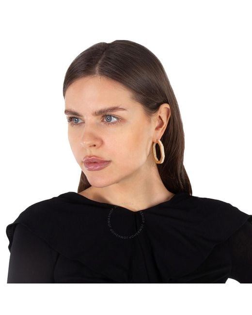 Swarovski Metallic Ladies Dextera Hoop Earrings