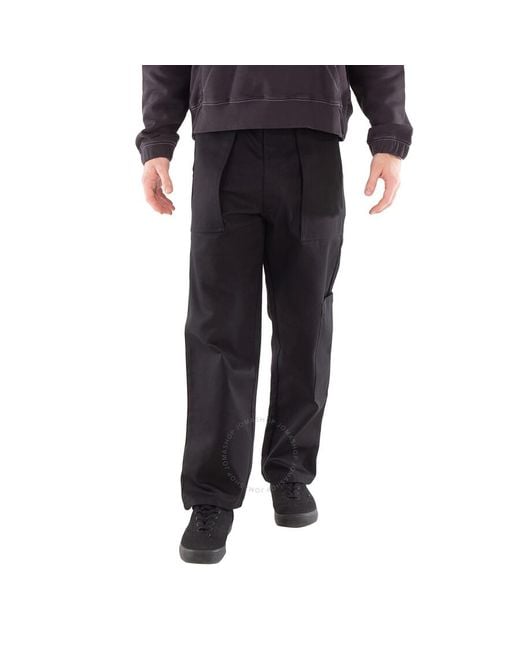 A_COLD_WALL* Black A Cold Wall Console Cotton Trousers for men