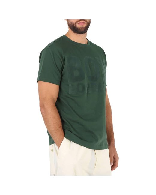 BOY London Green Hemus Flock Cotton T-shirt for men