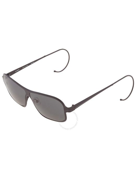 Raf Simons Gray Grey Rectangular Sunglasses Raf19c3 50