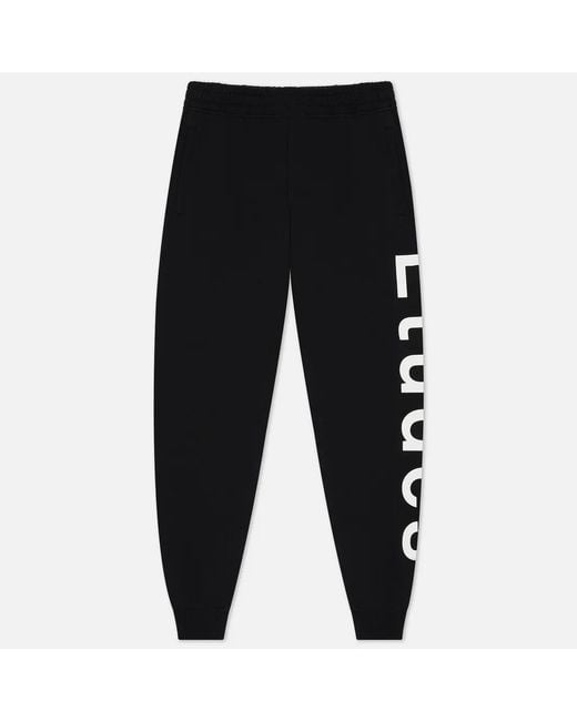 Etudes Studio Black Tempera Logo Sweatpants for men