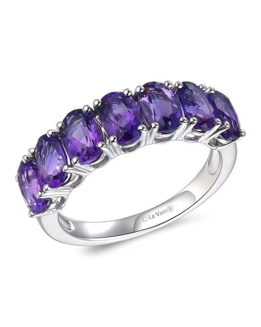 Le Vian Blue Ladies Amethyst Rings Set for men