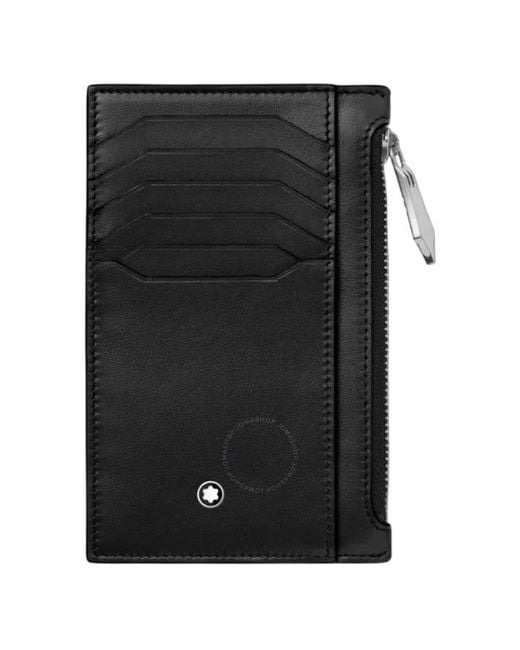 Montblanc Black Meisterstuck Pocket Holder 8Cc for men