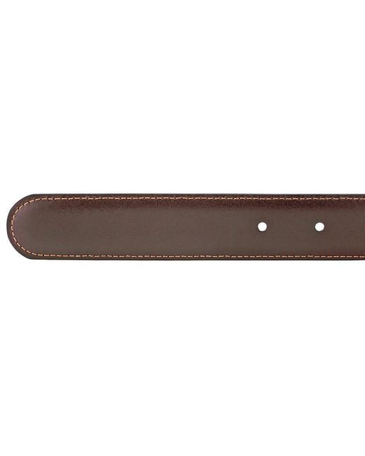 Montblanc Black Reversible Leather Belt 111080 for men