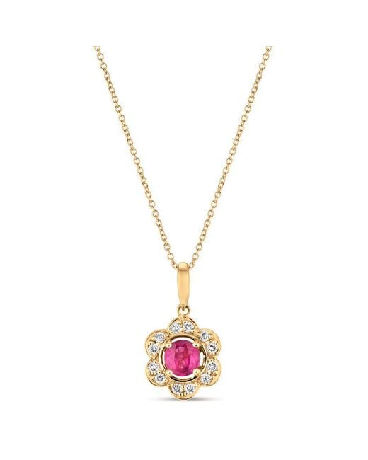 Le Vian Metallic Ladies Passion Ruby Necklaces Set