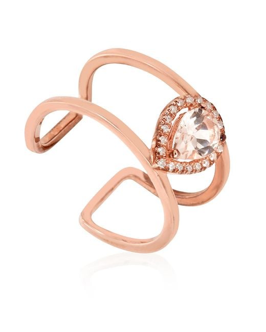Diamanti Per Tutti Pink Re-gold Fusion Open Ring for men