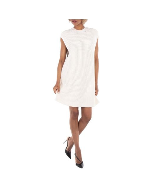 Anine Bing White Ladies Olivier Cable-Knit Vest