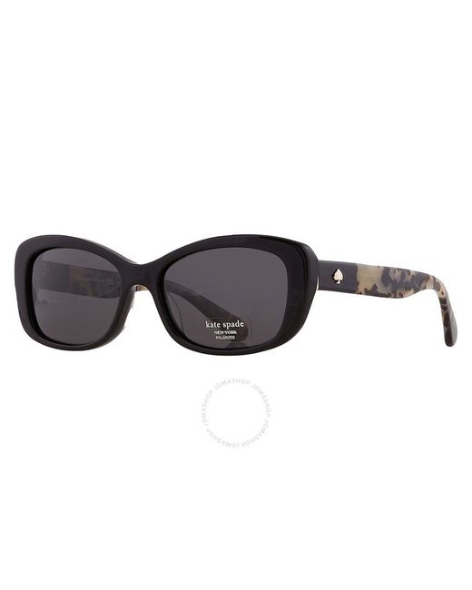 Kate Spade Brown Polarized Grey Cat Eye Sunglasses Claretta/p/s 0wr7/m9 53 for men