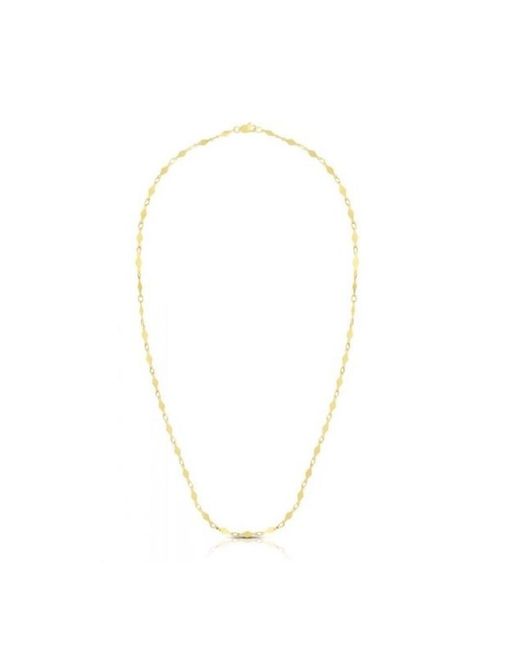 Tresorra Metallic 14K Diamond Shape Mirror Chain Necklace