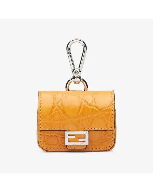 Fendi Orange Pico Baguette Airpods Pro Case 7As157-Ad1N-F1Dxk for men