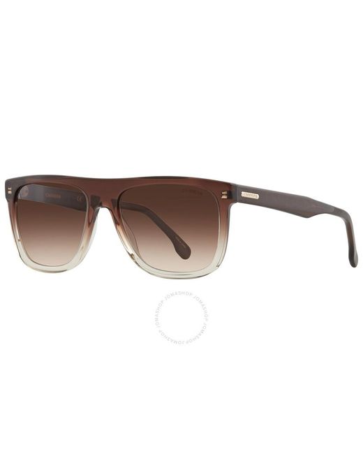Carrera Brown Gradient Browline Sunglasses 267/s 00my/ha 56 for men