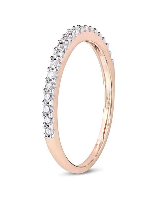 Amour White 1/5 Ct Tw Diamond Anniversary Band