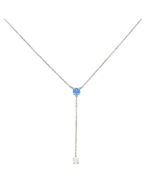 Swarovski Metallic Stilla Attract Y Necklace
