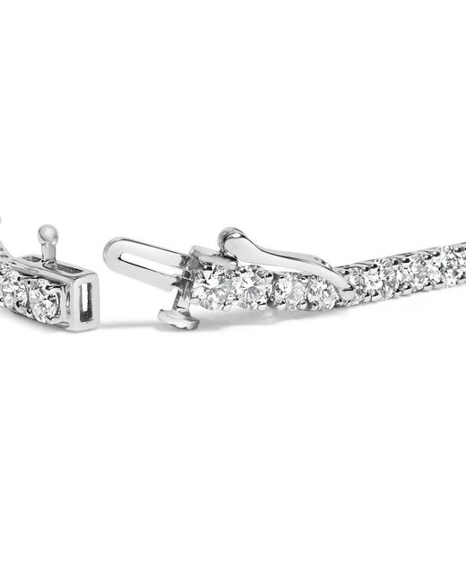 Haus of Brilliance Metallic 14K 6.00 Cttw Lab Grown Diamond Classic Tennis Bracelet