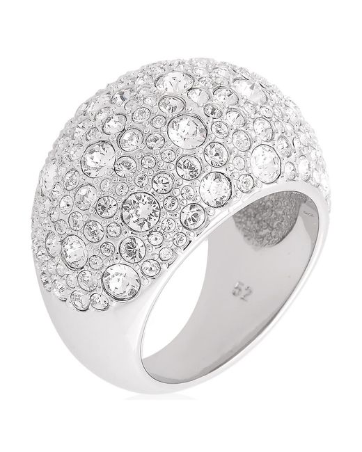 Swarovski Metallic Luna Cocktail Ring, Moon, Rhodium Plated