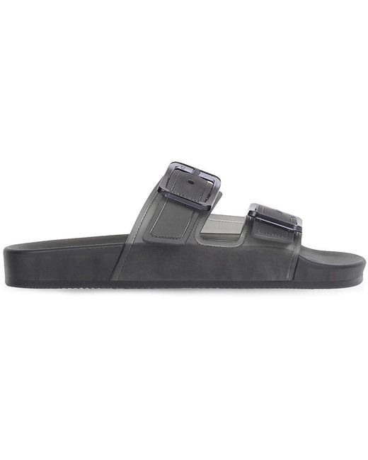 Balenciaga Black Ladies Mallorca Buckled Slide Sandals