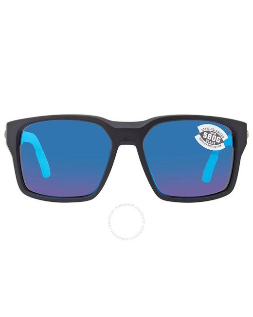 Costa Del Mar Cta Del Mar Tailwalker Blue Mirror Rectangular Sunglasses  11 Obmglp for men