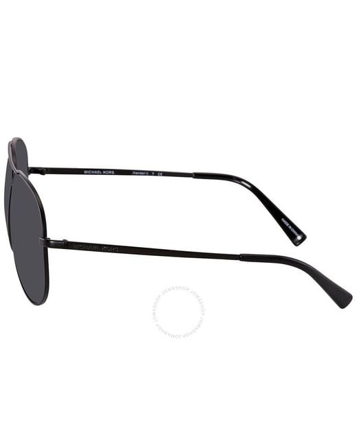 Michael Kors Black Kendall Grey Solid Pilot Sunglasses Mk5016 108287