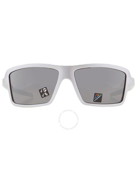Oakley Gray Cables Prizm Black Polarized Wrap Sunglasses Oo9129 912912 63 for men