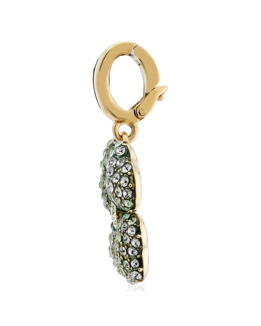 Swarovski Green Four Leaf Clover Charm