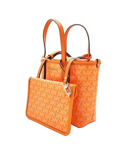 Michael Kors Orange Open Tote Cross Body H