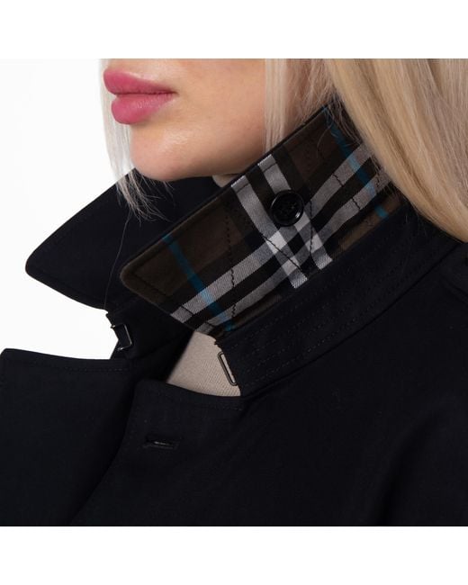 Burberry Blue Double-Breasted Belted Trench Jacket, Brand Size 2 Us