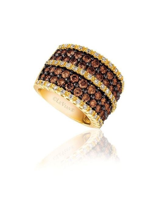 Le Vian Metallic Ladies Chocolate Diamonds Rings Set