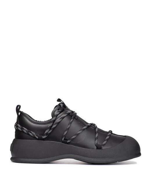 Bally Black Clayson Round-Toe Boots, Brand Size 43 Us for men