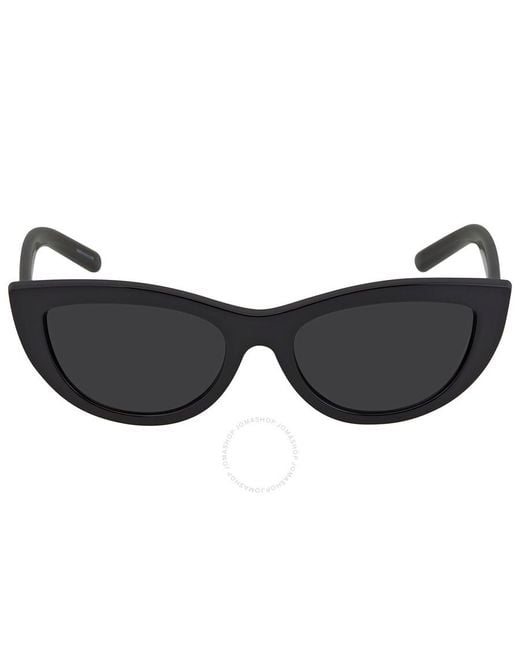 Michael Kors Black Rio Dark Cat Eye Sunglasses Mk2160 300587 54