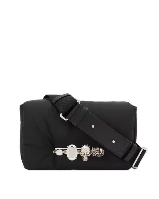 Alexander McQueen Black The Puffy Knuckle Belt Bag for men