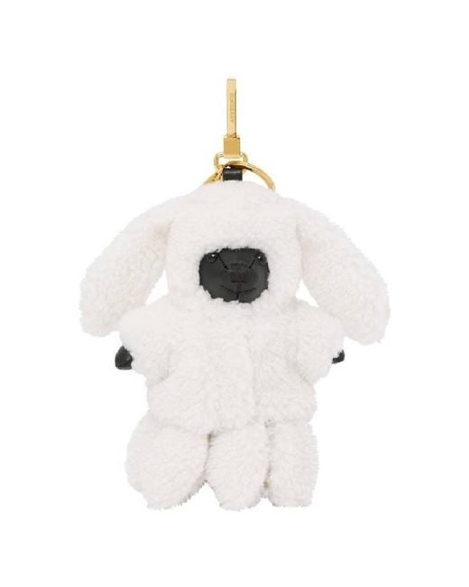 Burberry White Thomas Rabbit Bear Charm