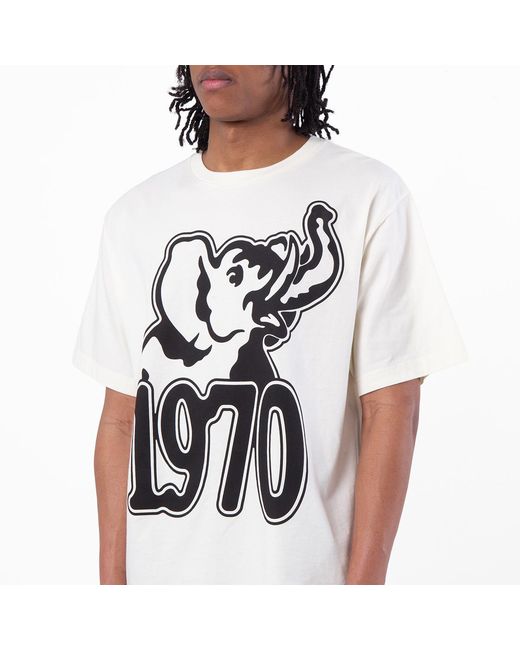 KENZO White Jungle Elephant Oversized T-Shirt for men