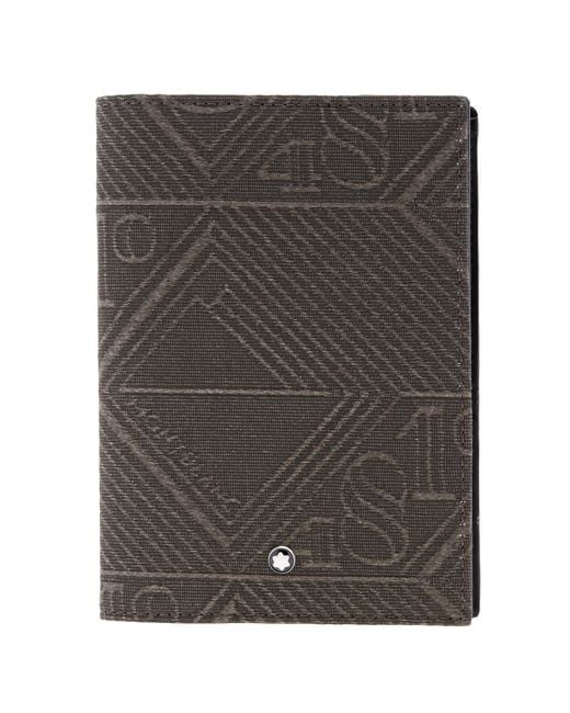 Montblanc Green 4810 Jacquard Passport Holder