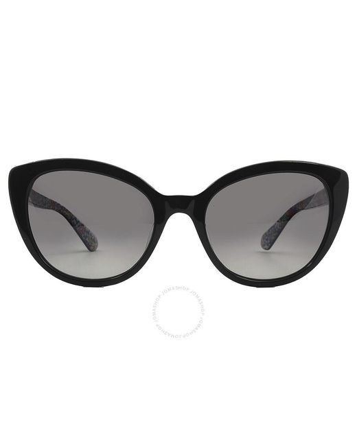 Kate Spade Gray Polarized Grey Shaded Cat Eye Sunglasses Amberlee/s 0807/wj 55