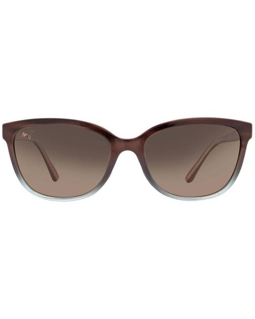 Maui Jim Honi Hcl Bronze Cat Eye Sunglasses in Black Lyst UK