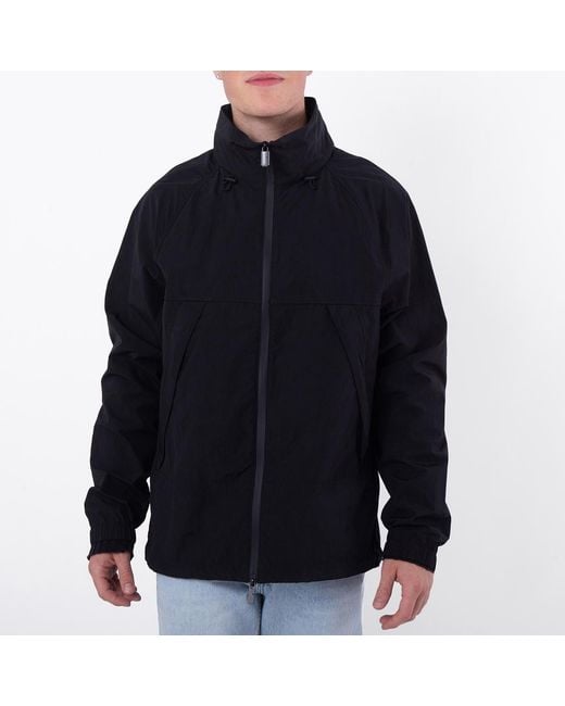 Burberry Blue Ekd Hooded Drawstring Jacket for men