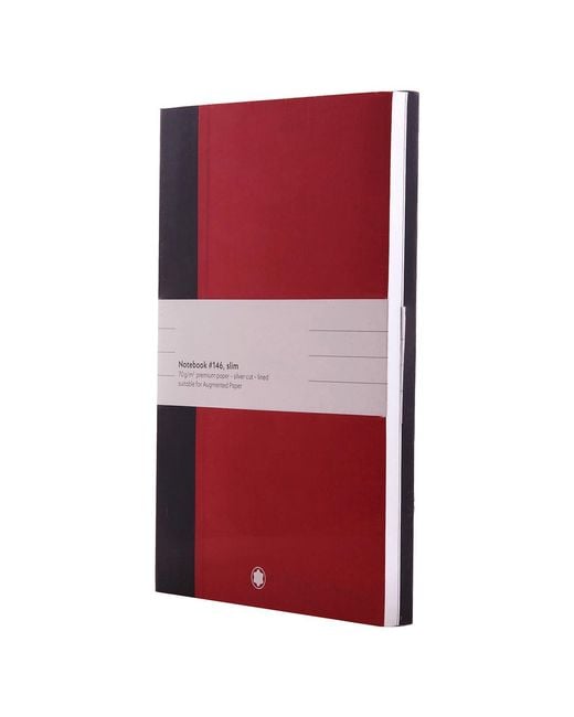 Montblanc Red 2 Fine Stationery #146 Slim Notebooks