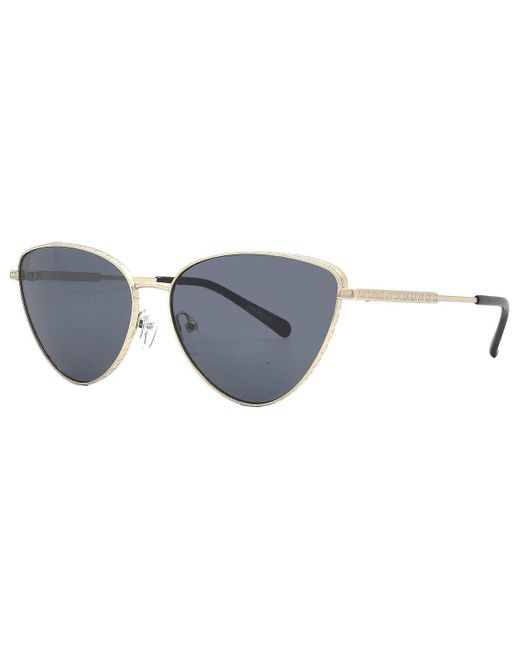 Michael Kors Multicolor Cortez Dark Grey Solid Cat Eye Sunglasses Mk1140 10146g 59