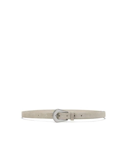 Brunello Cucinelli Multicolor Light Suede Belt